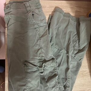 American eagle green cargo pants